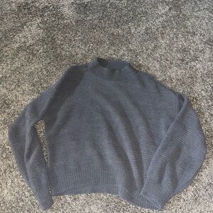 Hollister Charcoal Turtleneck Sweater